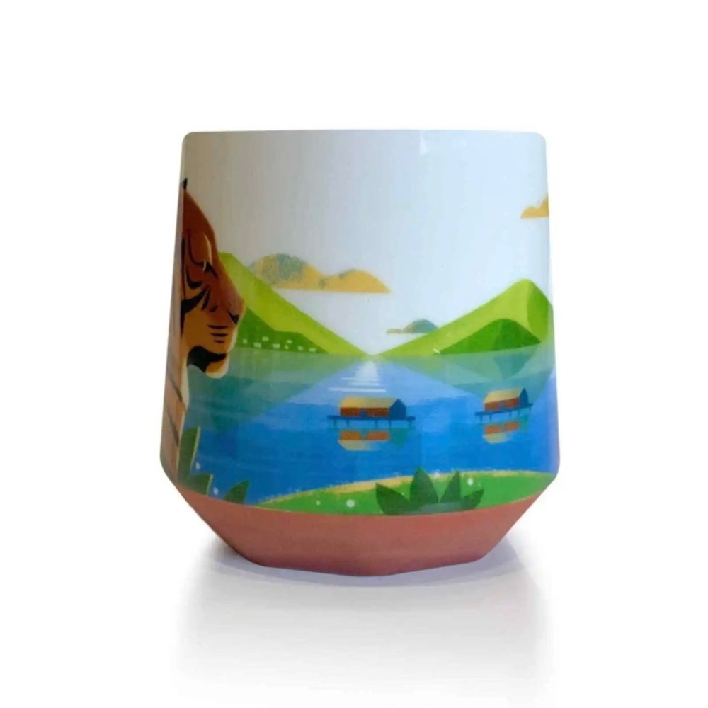 Tiger Coffee Bean Tea Leaf Roaster Series Sumatra Mug 12 oz - Picture 4 of 4